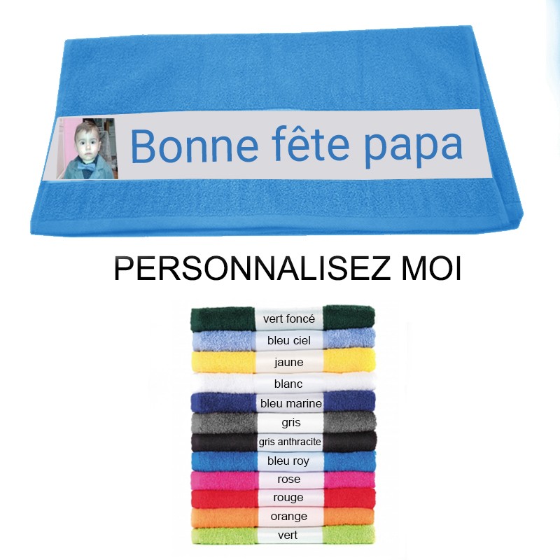 serviette personnalisée