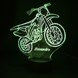 Lampe moto personnalisée