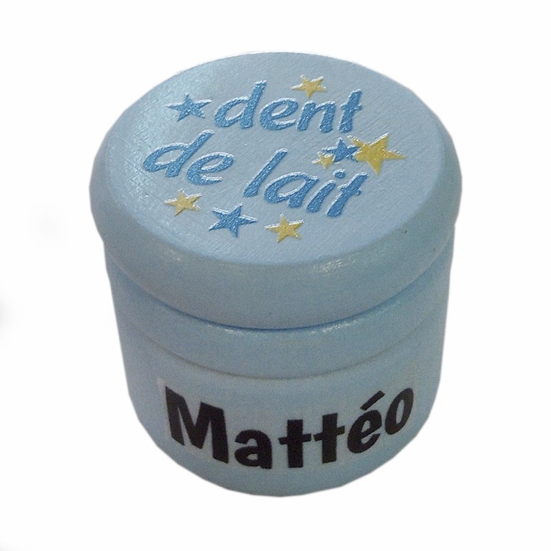 boîte dents de lait personnalisée