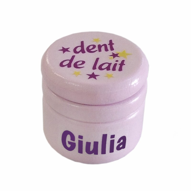 Boite dents de lait personnalisée, boite a dents bébé gravée