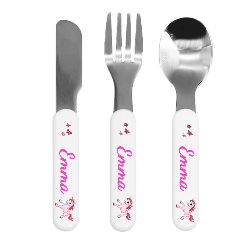 Couverts Personnalises Pour Enfant Couverts Personnalises Licorne