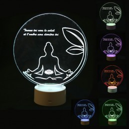 lampe zen personnalisée