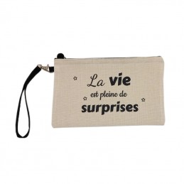 pochette femme personnalisée