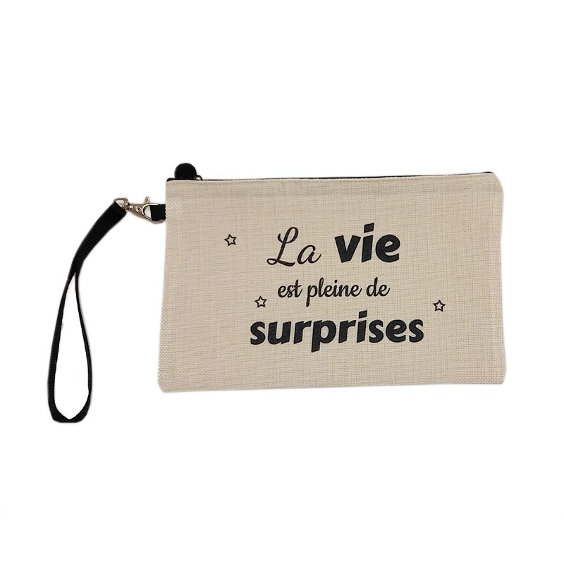 pochette femme personnalisée