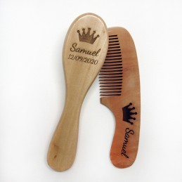 Brosse Et Peigne Bebe Brosse Et Peigne Bebe Personnalise Cadeau De Naissance Personnalise