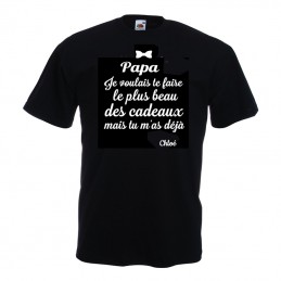 tee shirt papa personnalisé