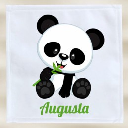 serviette de table panda personnalisée