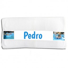 serviette de toilette personnalisée