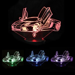 Lampe led Lamborghini personnalisée
