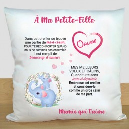 Coussin personnalisé à ma...