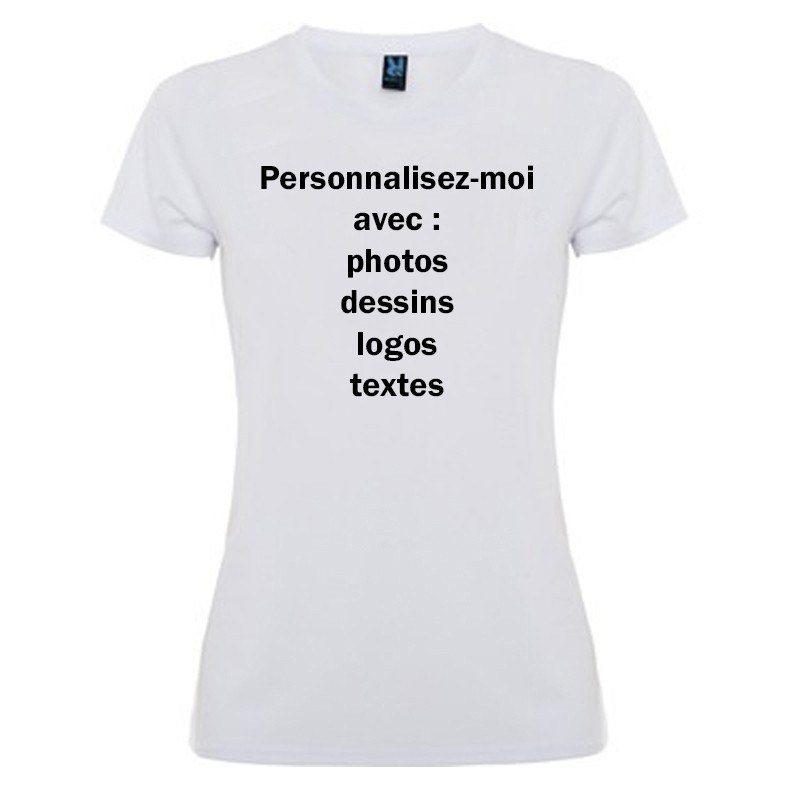 Tee Shirt à Personnaliser - T-Shirt femme personnalisé