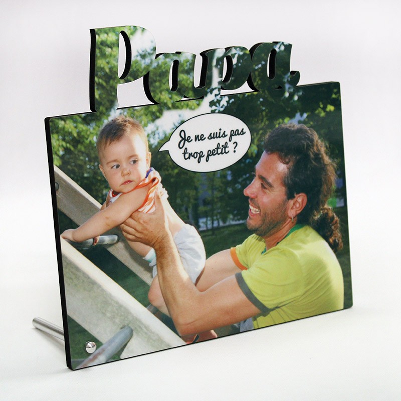 Cadre Papa Personnalisé - Cadeau Fête des Pères - Cadre Photo