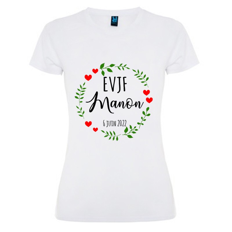 tee shirt evjf personnalisé