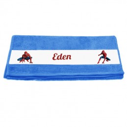 serviette de toilette spiderman