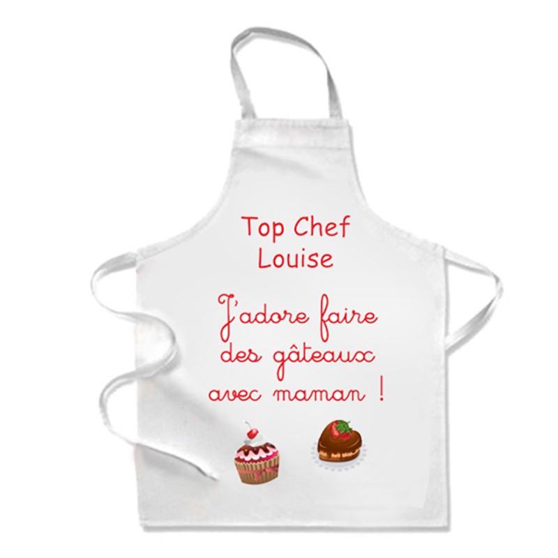 Tablier de cuisine personnalisé