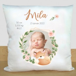 coussin de naissance personnalise