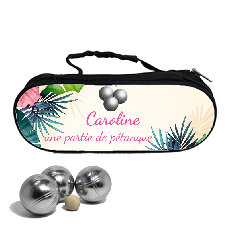 sacoche boule pétanque personnalisee