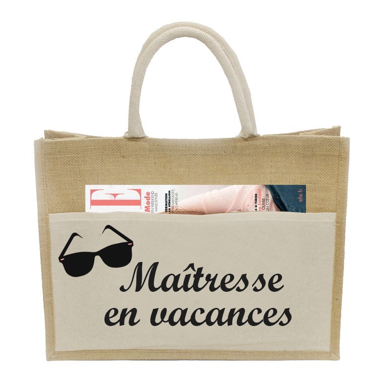 sac en toile de jute personnalisé