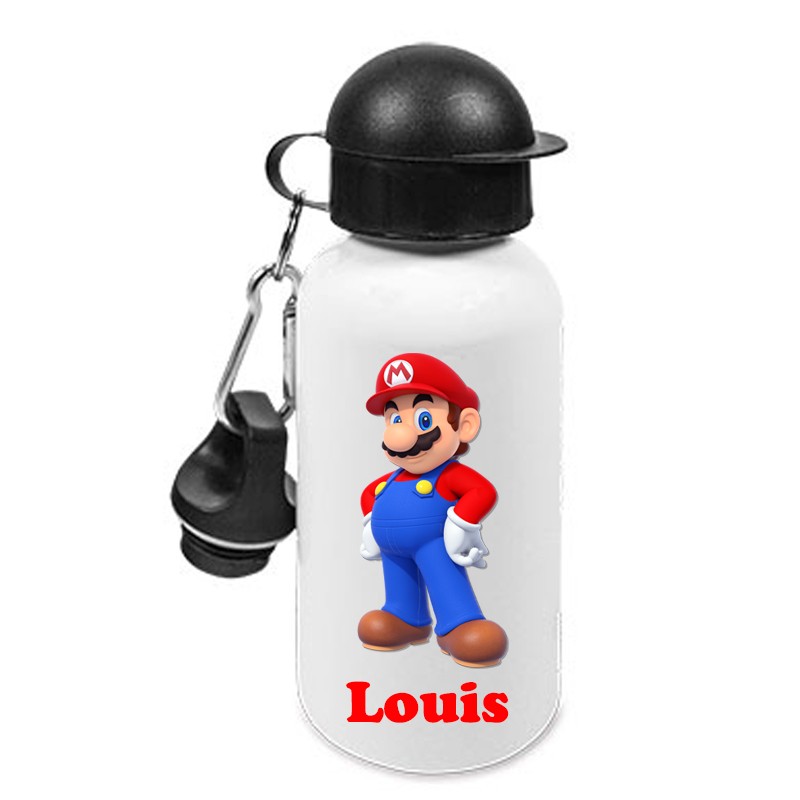 gourde mario personnalisee