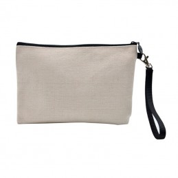 pochette lin personnalisable