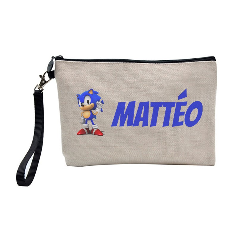 trousse scolaire sonic personnalisée