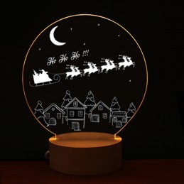 Lampe Noël personnalisée