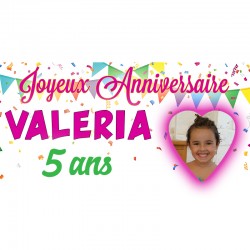 banderole anniversaire personnalisée