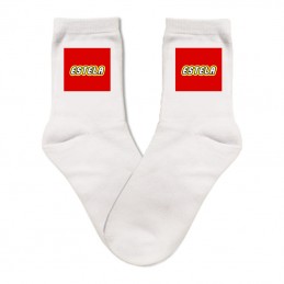 chaussette personnalise lego