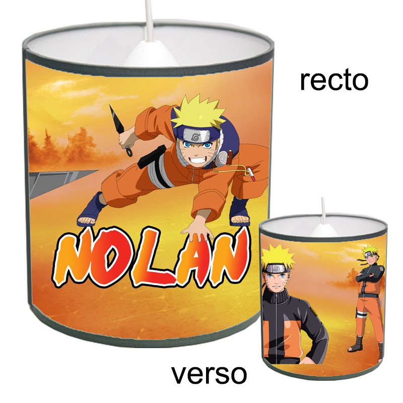 Bouteille Naruto - Prénom personnalisable - bouteille isotherme