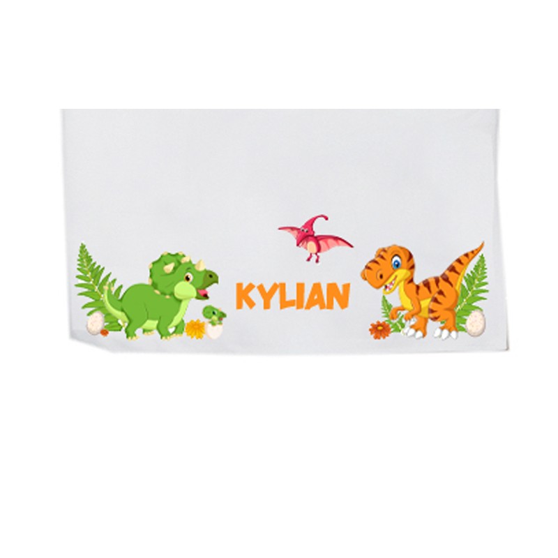 serviette microfibre dinosaure