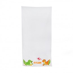 serviette microfibre dinosaure