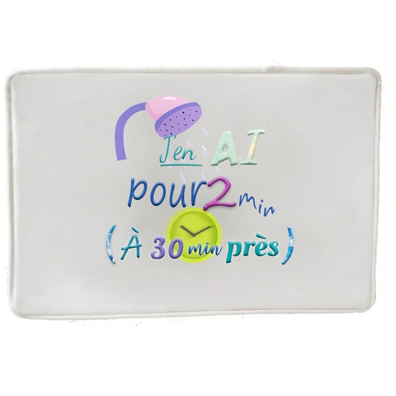 tapis de bain humoristique