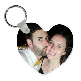 Porte clés personnalisé coeur