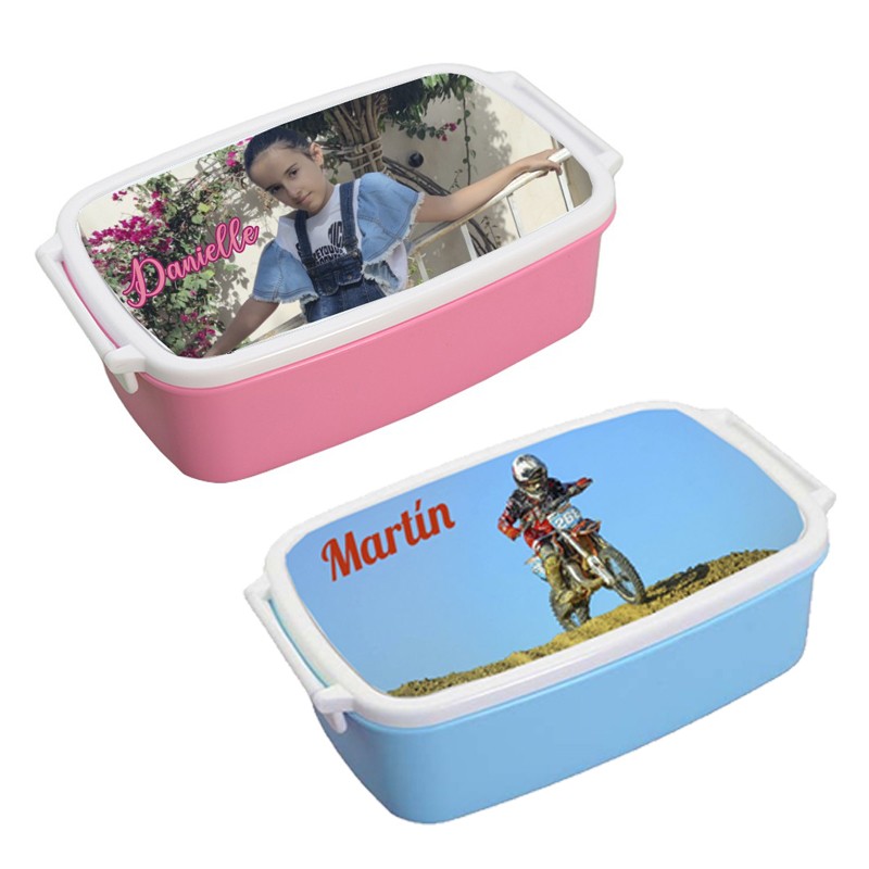 Boite À Goûter Personnalisable Avec Un Prénom - Boite À Déjeuner Gravée  Pour Enfant, Garçon, Fille Lunch Box Personnalisée -[u3557] - Cdiscount  Maison