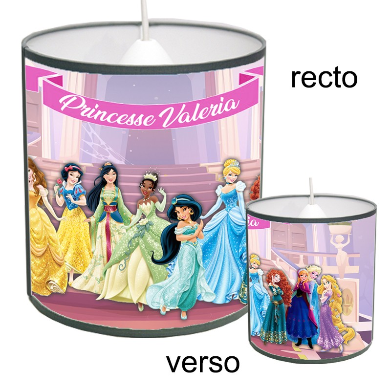 lustre princesse disney personnalisé