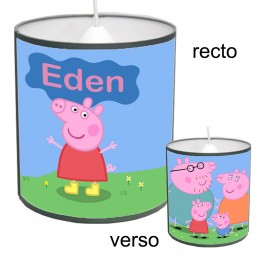 lustre peppa pig personnalisé