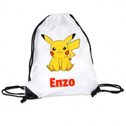 Sac Souple Pokemon Pikachu Gym Piscine Tissu Ecole