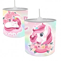 Lustre personnalisé licorne