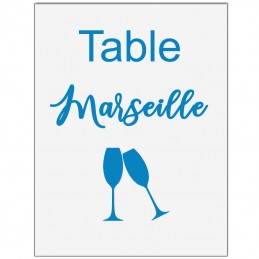 marque table blanc coupes
