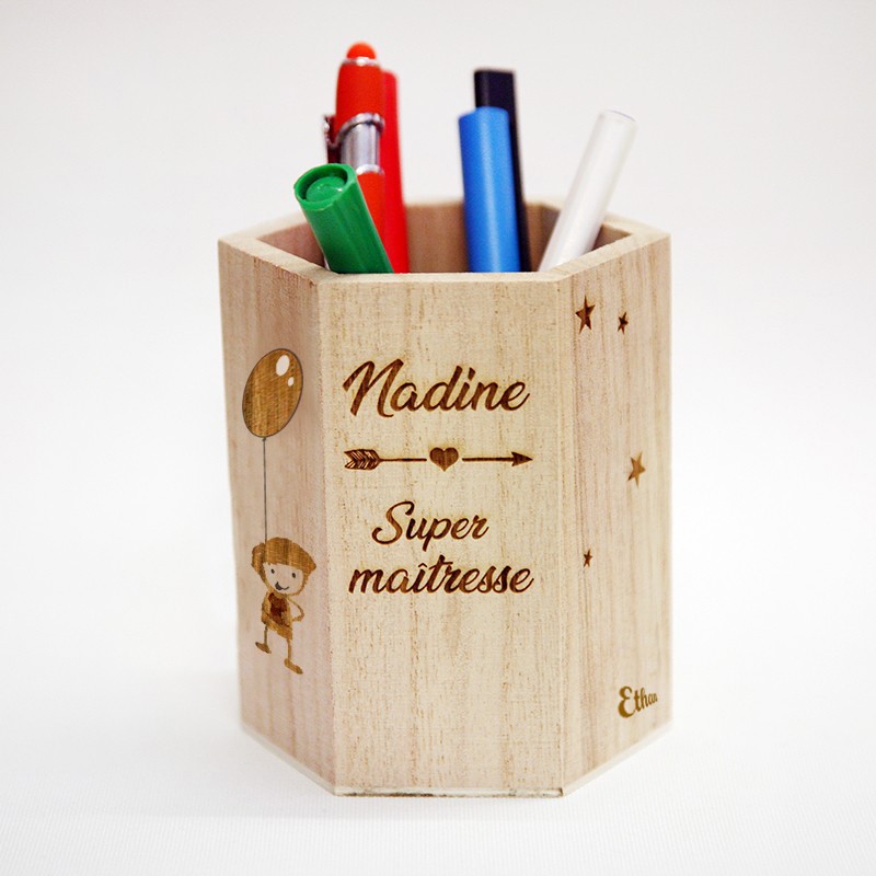 Customiser des pots à crayons en bois pour la fête des pères - Idées  conseils et tuto Fête des pères