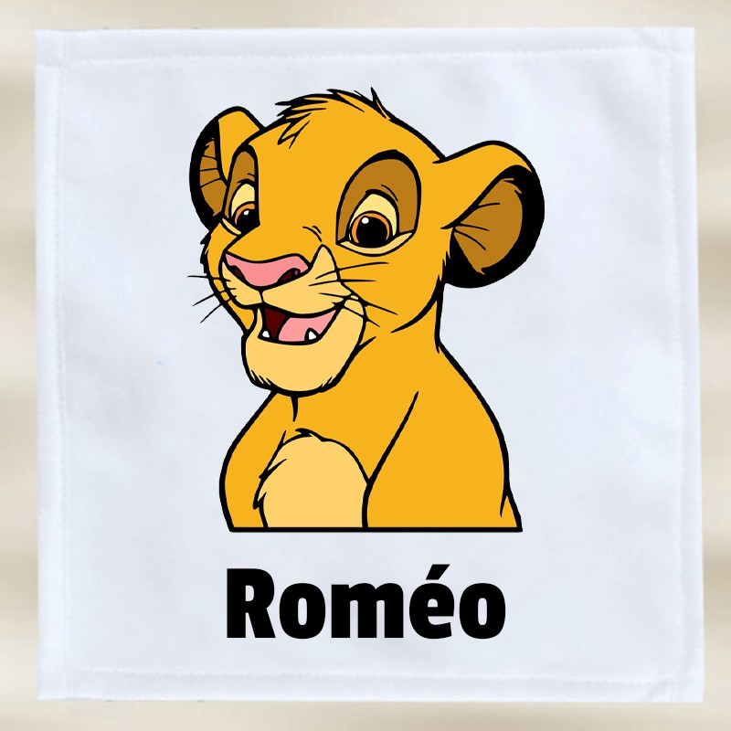 Sac à dos enfant garçon Simba le Roi Lion personnalisable au prénom -  CADEAU ENFANT 