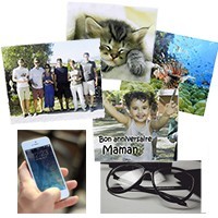 essuie lunette personnalisé avec photo - étui à lunettes personnalisé