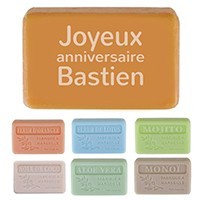 Savon Personnalisé - Coffret savon personnalisé