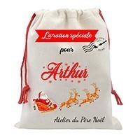 Sac de Noël personnalisé