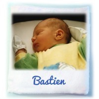 Cadeau de Naissance Personnalisé - Couverture - Serviette