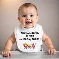 Bavoir bébé personnalisé - Cadeau de naissance