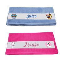 Serviette personnalisée - Serviette de toilette personnalisée