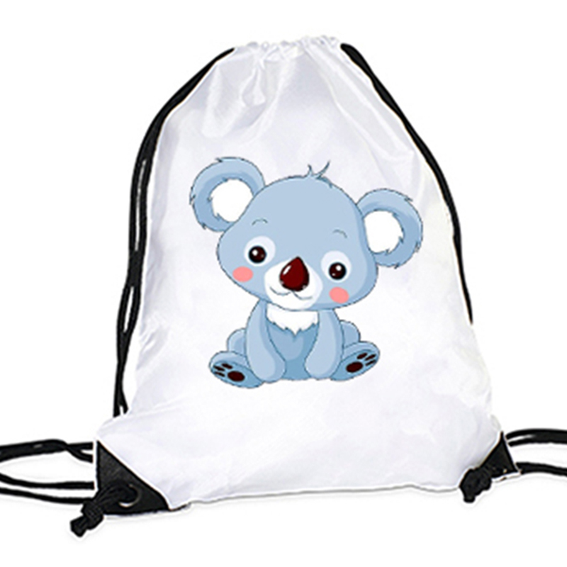 Kit sac à dos coulissant motif mon sac de plongée koala - Tissus
